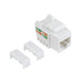 Logilink NK4056 Keystone RJ45 Steckdose > LSA Cat 6, UTP, Weiß, 32,2 mm x 18,2 mm x 24 mm, 10 Stück