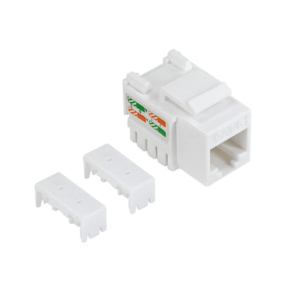 Logilink NK4056 Keystone RJ45 Steckdose > LSA Cat 6, UTP, Weiß, 32,2 mm x 18,2 mm x 24 mm, 10 Stück