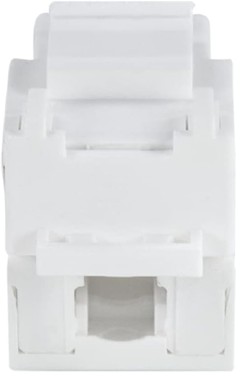 Logilink NK4056 Keystone RJ45 Steckdose > LSA Cat 6, UTP, Weiß, 32,2 mm x 18,2 mm x 24 mm, 10 Stück