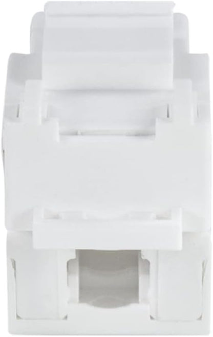 Logilink NK4056 Keystone RJ45 Steckdose > LSA Cat 6, UTP, Weiß, 32,2 mm x 18,2 mm x 24 mm, 10 Stück