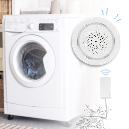 LogiLink SH0114 - Wi-Fi Smart Home Wasserlecksensor, über App steuerbar, IP20, Tuya kompatibel, unterstützt Amazon Alexa und Google Home, Weiß
