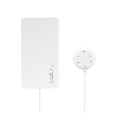 LogiLink SH0114 - Wi-Fi Smart Home Wasserlecksensor, über App steuerbar, IP20, Tuya kompatibel, unterstützt Amazon Alexa und Google Home, Weiß