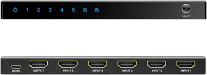 `LogiLink Switch HDMI 5x1-Port, 4K/60Hz, HDCP, HDR,`