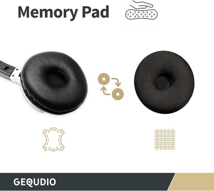 `GEQUDIO Headset 2-Ohr fur Yealink,Snom,Grandstream`