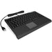 Keysonic ACK-540U+ Black Mini Keyboard with Integrated Smart Touchpad UK Layout