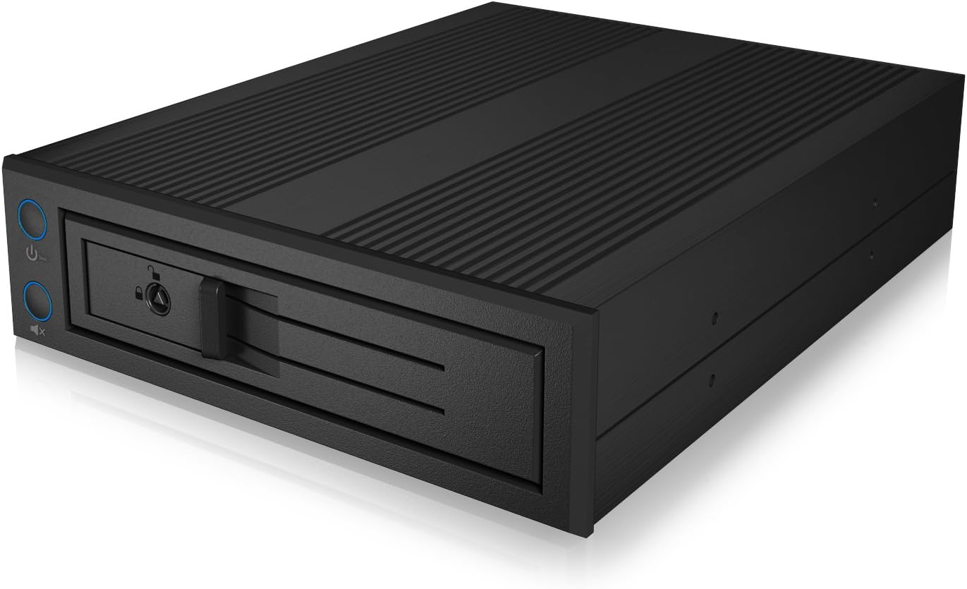 Icybox IB-176SSK-B Trayless Mobile Rack for 3.5-Inch SATA HDD - Black