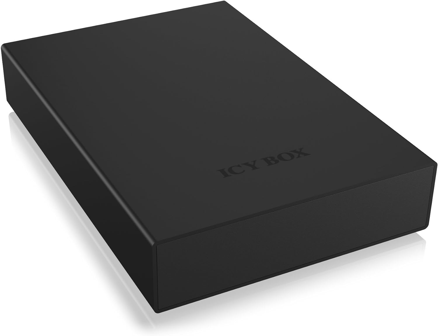 ICY BOX External Enclosure with Write-Protect Switch for 1x 2.5" HDD/SSD, USB 3.0 (UASP), Silicone Protection, SATA-III up to 15 mm Construction Height, IB-256WP