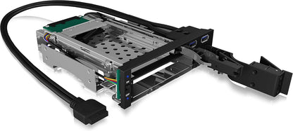 `We-Ra. IcyBox 1x2,5+1x3,5 SATA/SAS=>2xSATA 5,25`