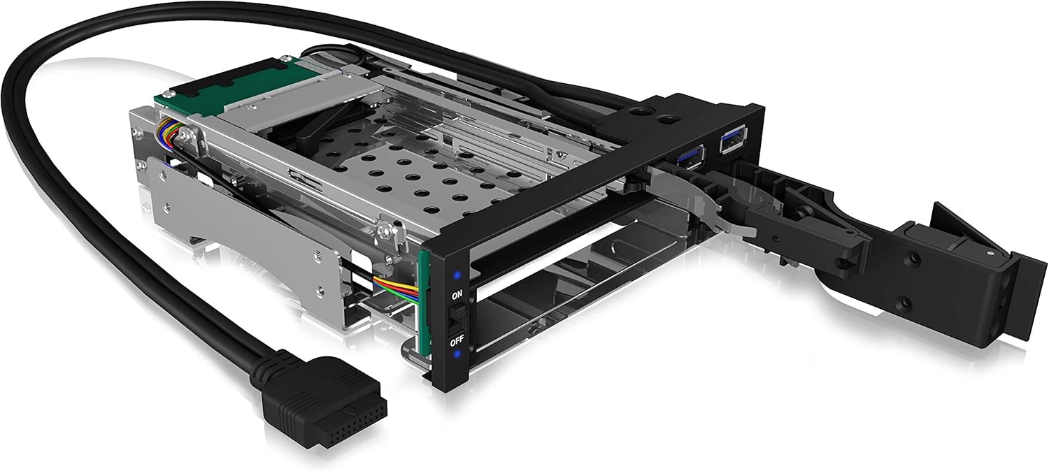 `We-Ra. IcyBox 1x2,5+1x3,5 SATA/SAS=>2xSATA 5,25`
