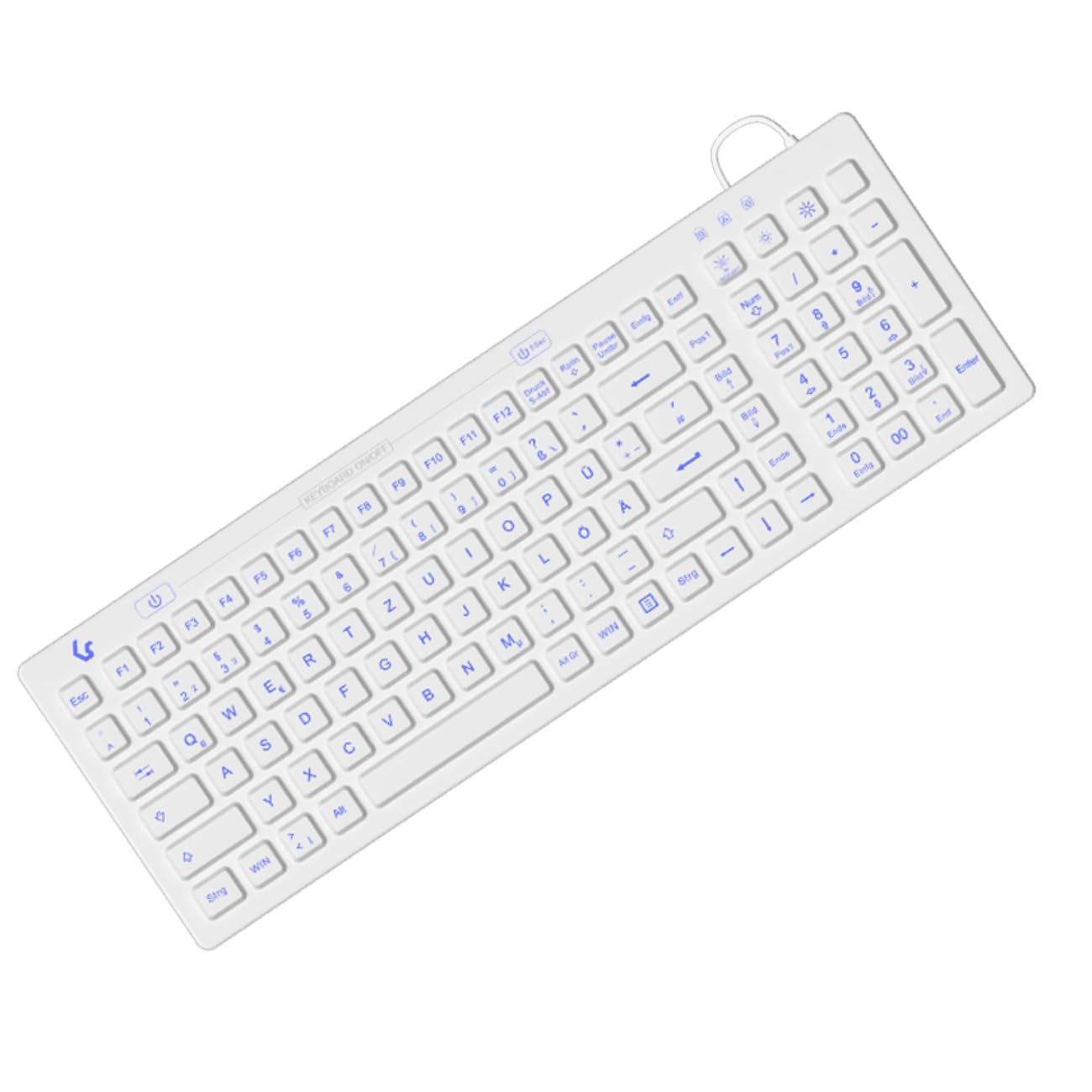 KeySonic TAS KSK-6031INEL-WH Corded (DE) IP68 Back