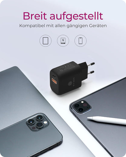 Steckerladegerat IcyBox fur USB Power Delivery 2 P