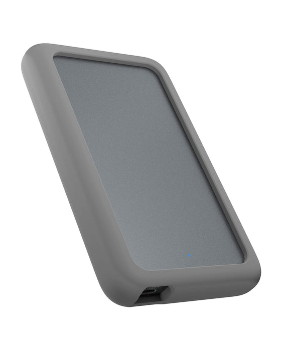 ICY BOX USB-C External Enclosure for 2.5" SATA HDD/SSD, USB 3.1 (Gen 2, 10 Gbps), Aluminium, Silicone Protector, IB-246-C31-G