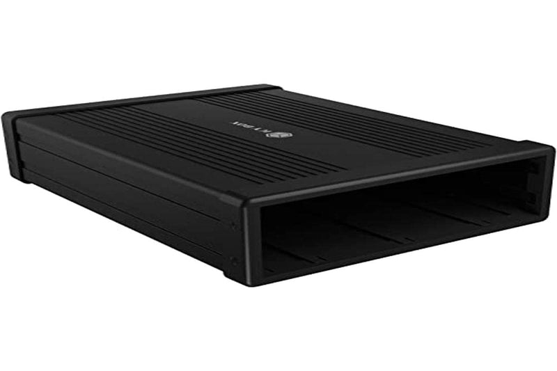 ICY BOX 5.25 Inch Aluminium External Enclosure USB 3.0 for SATA Drives, Black (IB-525-U3), Supports Hard Drive Racks, DVD Burner, Laptop & PC, Connectivity Technology: USB, Color: Black