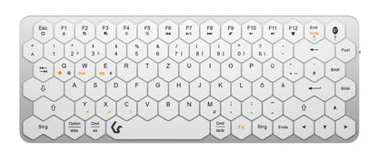 KeySonic KSK-5020BT-S (DE) Wireless MINI Aluminium