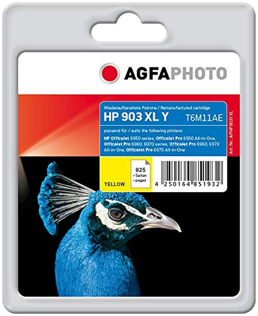 AgfaPhoto Patrone HP APHP903YXL N0.903XL T6M11AE y
