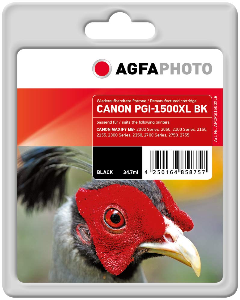 AgfaPhoto Patrone Canon APCPGI1500XLB ers. PGI-150