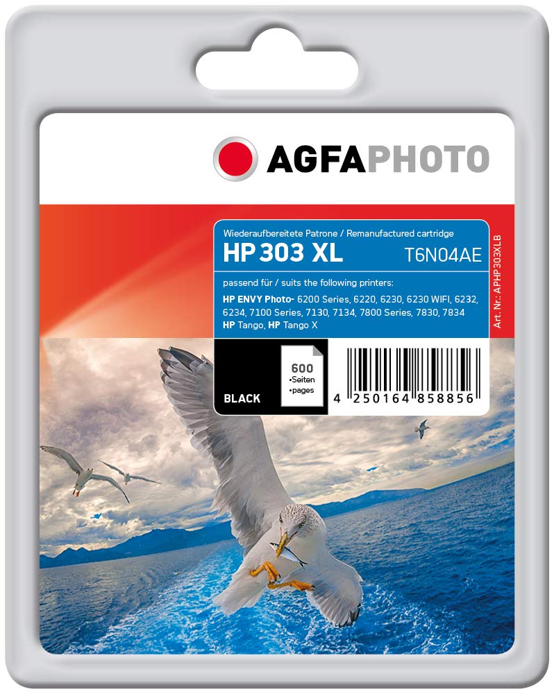 AgfaPhoto Patrone HP APHP303XLB No.303XL T6N04AE b
