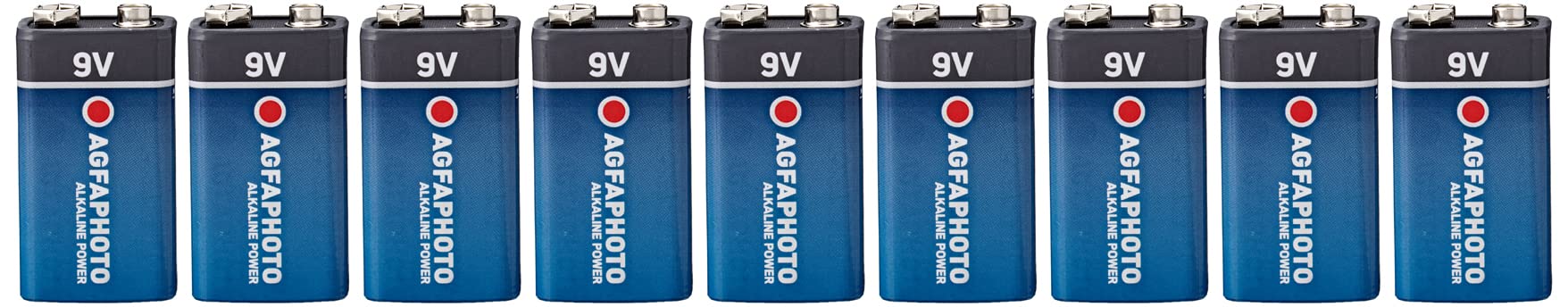 AgfaPhoto Batterie Alkaline Power -9V 6LR61 E-Bloc