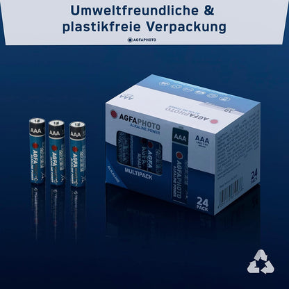 AgfaPhoto Batterie Alkaline Power -AAA LR03 Micro