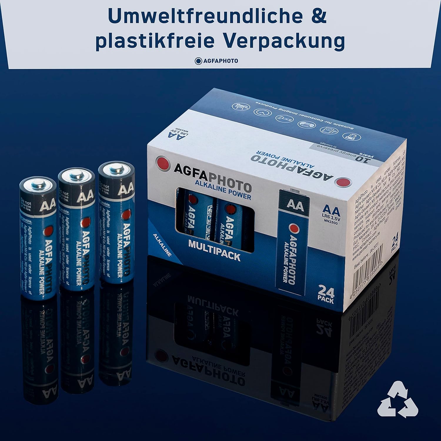 AgfaPhoto Batterie Alkaline Power -AA LR06 Mignon