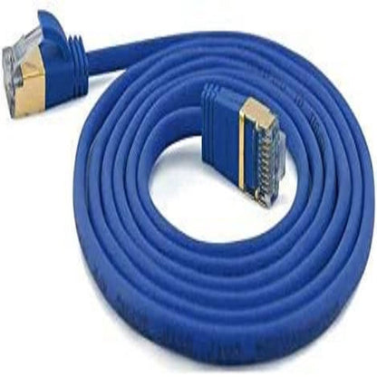 wantecWire Patch Cable Cat.7 Cable Cat.6 Connector SSTP Shielded Length 0.5 m Blue blue Länge 0.5m