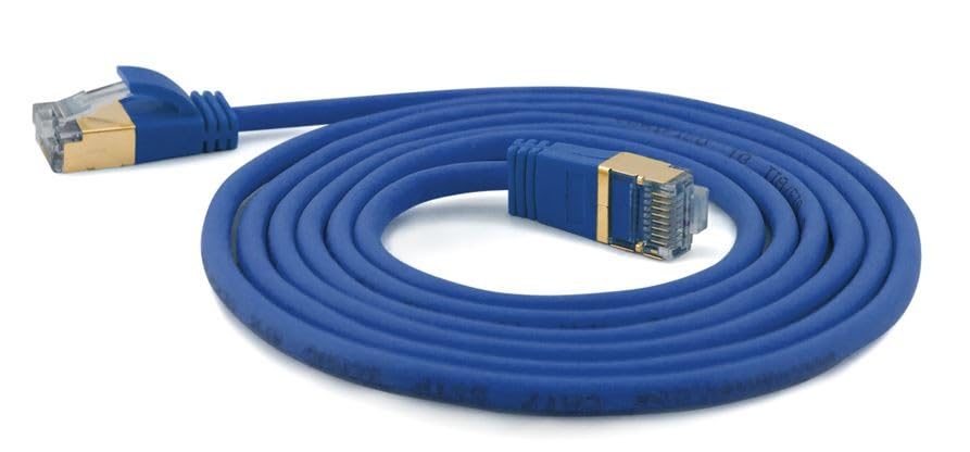 wantecWire 7136 Ultra Slim Patch Cable Blue