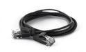 wantecWire Extra Slim CAT.6 UTP Patch Cable 15 m Black black Länge 15m