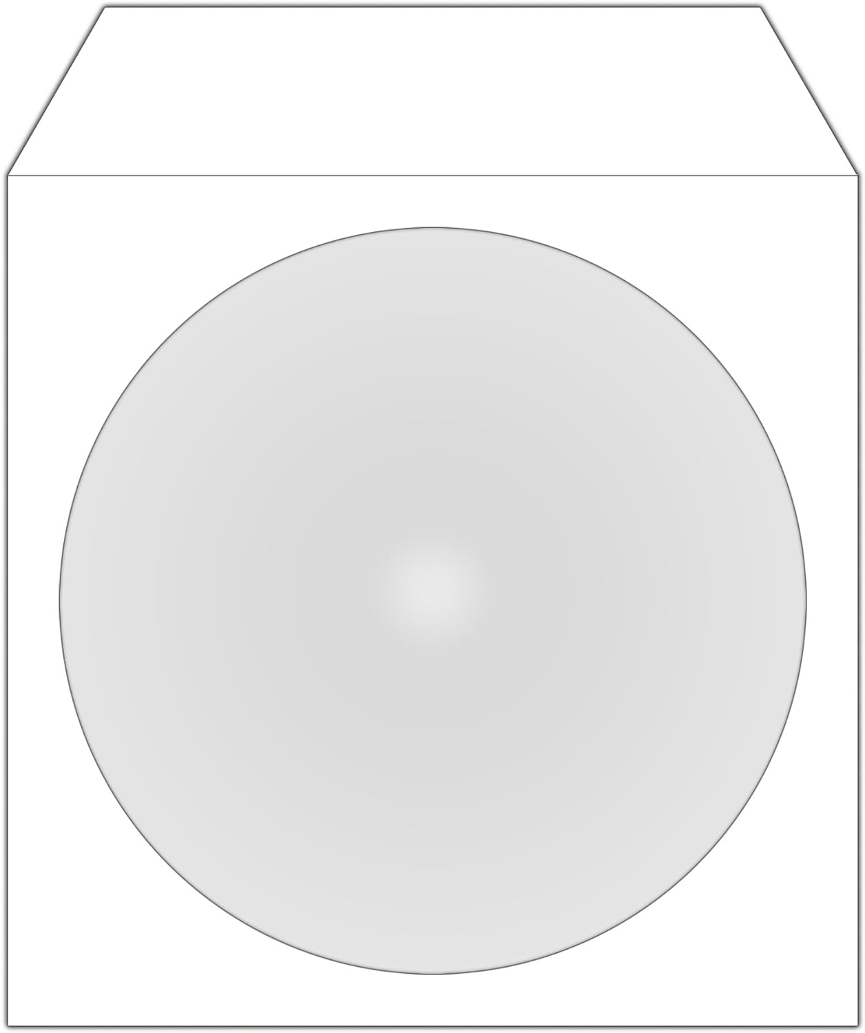 MEDIARANGE BOX62 1disques Case Optical Disk Cases Optical Drives (1, White, Paper White, 120 mm
