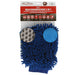 XANTOS Chenille-Waschhandschuh 3in1