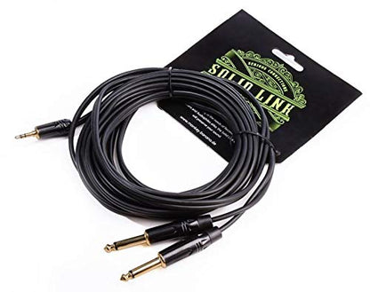 Monkey Banana Solid Link Kabel 2x6.3 mono/3.5 ster