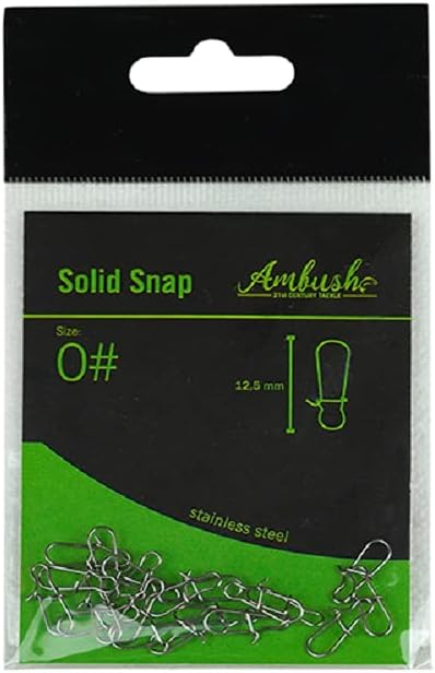 AMBUSH Solid Snap GroBe 0# L:1,2cm Tragkraft 12Kg