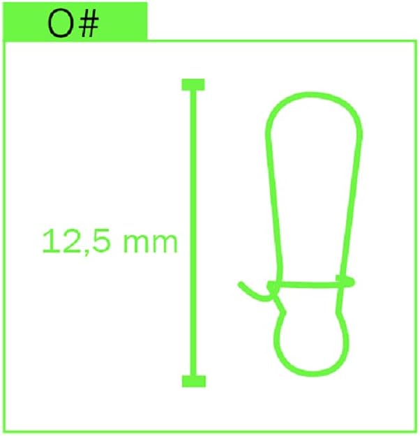 AMBUSH Solid Snap GroBe 0# L:1,2cm Tragkraft 12Kg