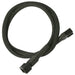 Nanoxia 900100000 3-Pin Lüfter-Verlängerungskabel, 30 cm, Schwarzer Sleeve