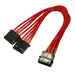 Kabel Nanoxia 4-Pin Y-Kabel, 20 cm, Single, rot