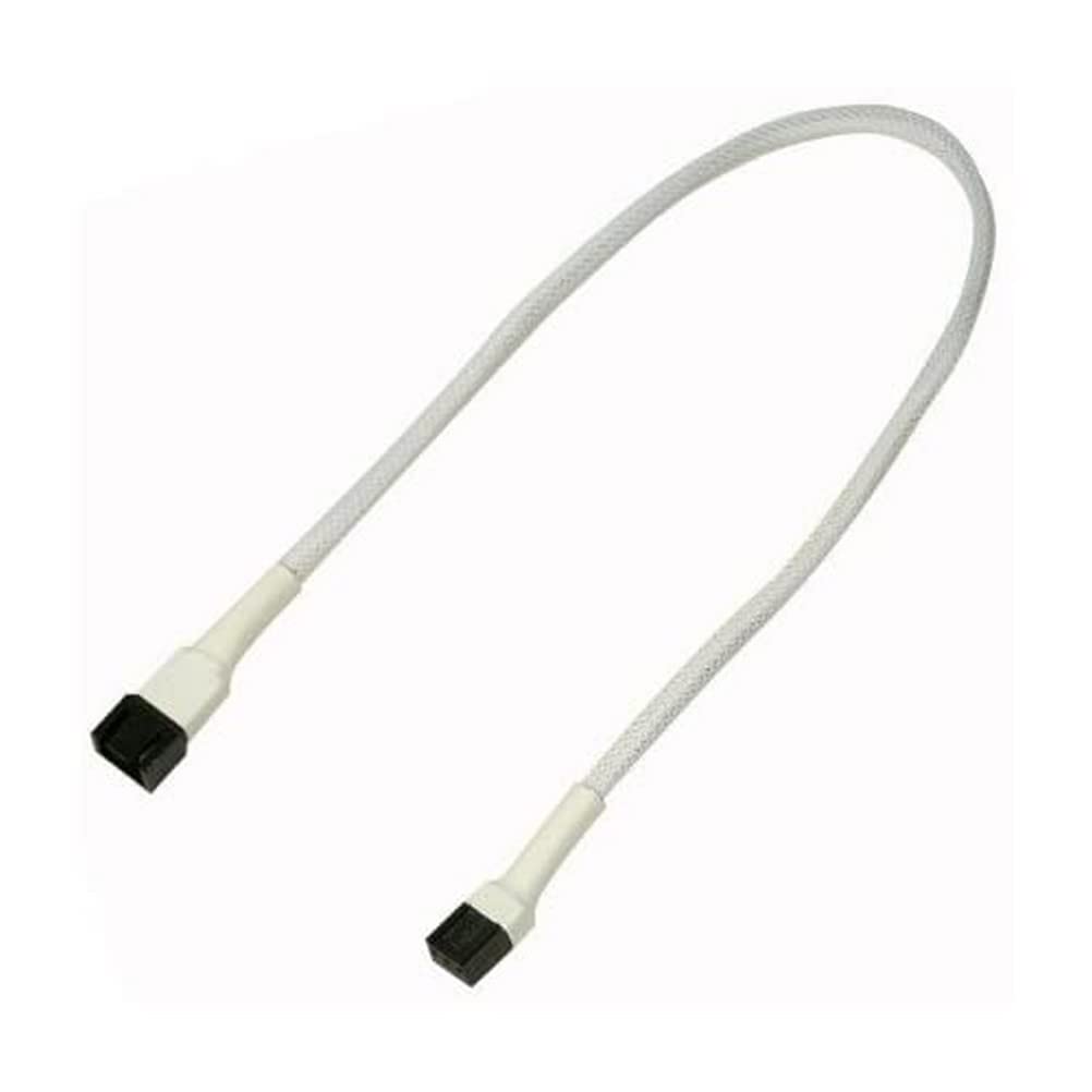 Kabel Nanoxia 3-Pin Verlangerung, 30 cm, weiB