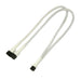 Kabel Nanoxia 3-Pin Y-Kabel, 30 cm, weiB