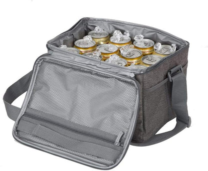RIVACASE Kühltasche Faltbar - Faltbare Isoliertasche - Picknicktasche kleine Kühltasche - Lunch Cooler Bag - Faltbarer Einkaufskorb mit Kühlfunktion für Essen und Getränke / (11 L) 11 litres