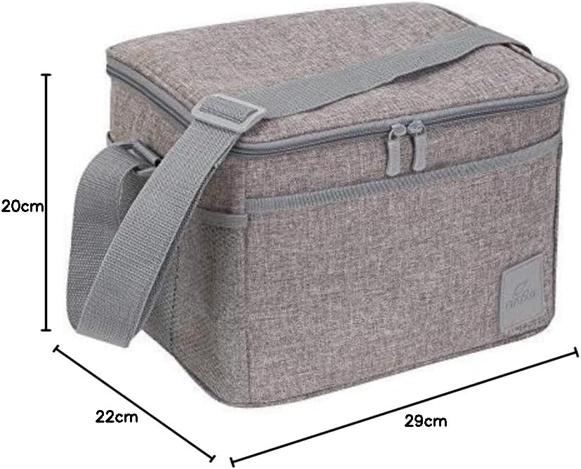 RIVACASE Kühltasche Faltbar - Faltbare Isoliertasche - Picknicktasche kleine Kühltasche - Lunch Cooler Bag - Faltbarer Einkaufskorb mit Kühlfunktion für Essen und Getränke / (11 L) 11 litres