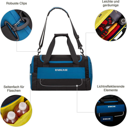 Riva Reisetasche Mercantour 30L schwarz/