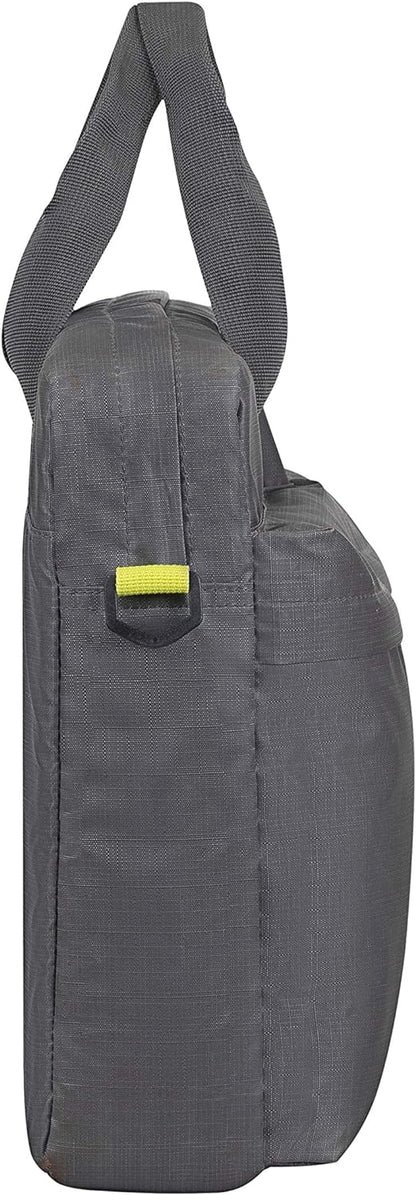 RIVACASELaptop Bag 15.6 Inch - Waterproof Laptop Case Sleeve with Adjustable Shoulder Starp - 15.6 Inch Laptop Bag for Women and Men - Laptop Carry Case Compatible with Macbook Pro and Other Laptops Grey