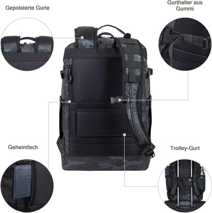 `Riva NB Rucksack Sherwood 15,610,5 28L grau cam`