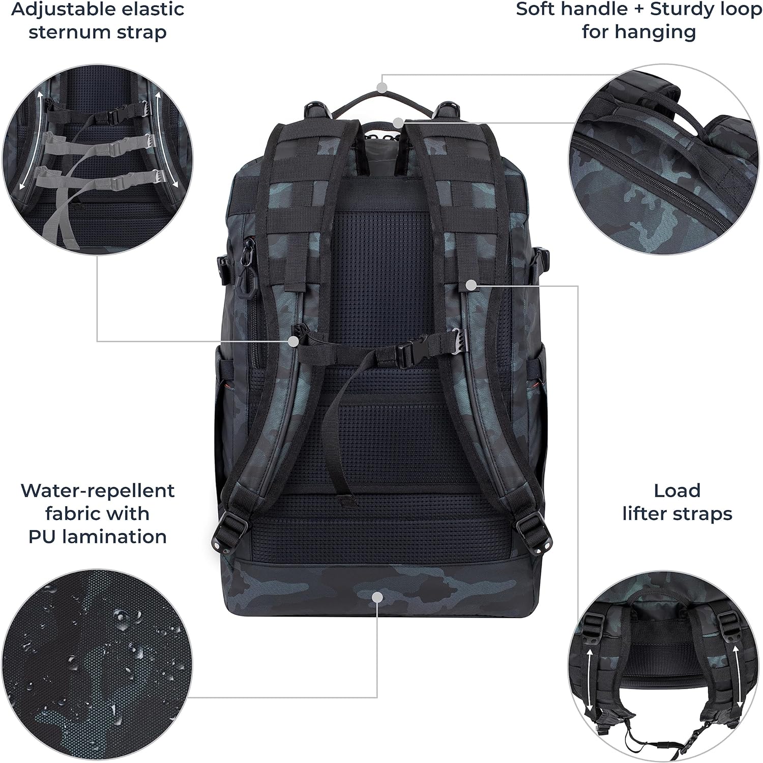 `Riva NB Rucksack Sherwood 15,610,5 28L grau cam`