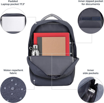 Riva NB Rucksack Prater 17.3 dunkelgr