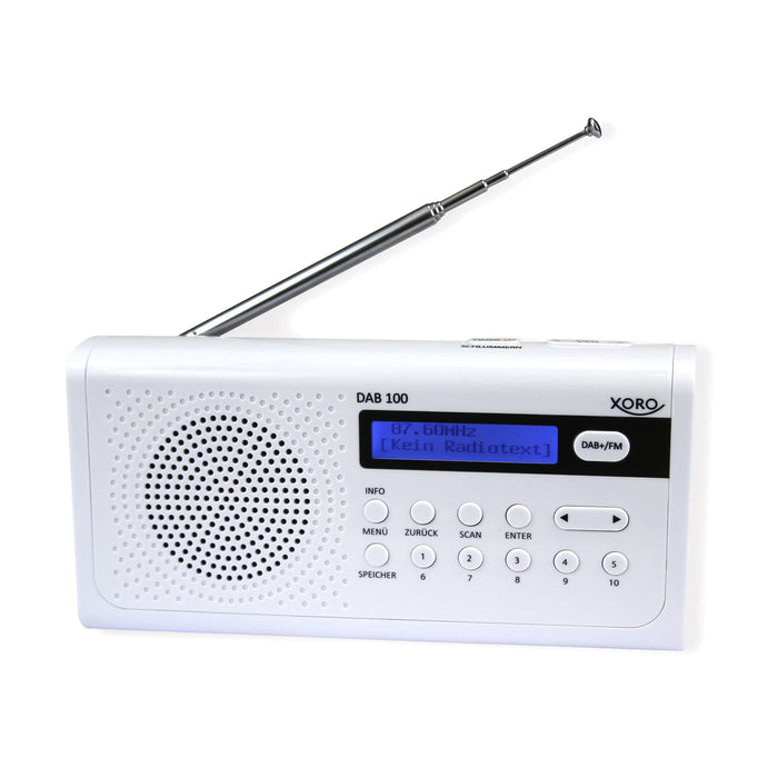 `Xoro DAB 100, DAB+, FM, Weckfunktion, LCD Display,`