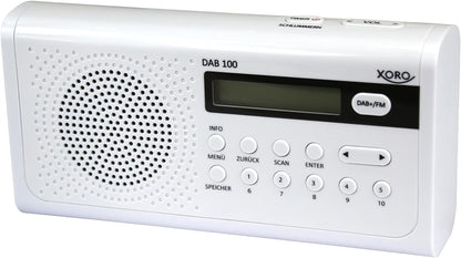 `Xoro DAB 100, DAB+, FM, Weckfunktion, LCD Display,`