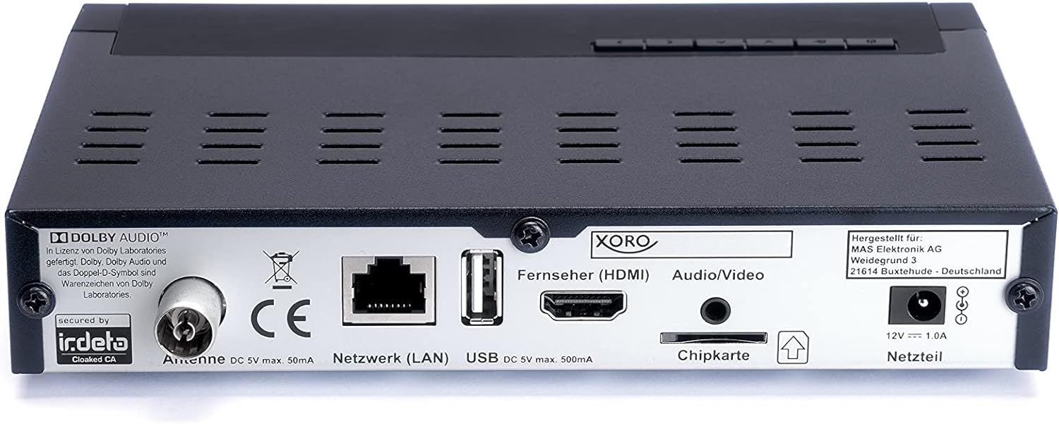 `Xoro HRT 8770 Twin, HD DVB-T2/C HD Receiver, freen`