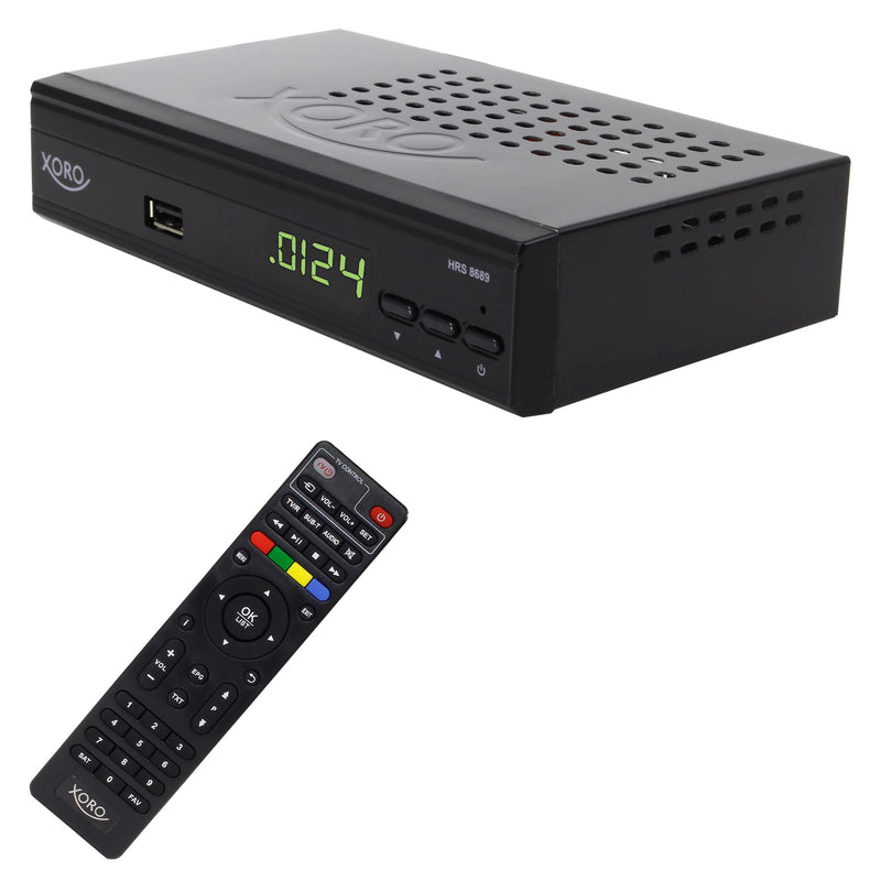 `Xoro HRS 8689, HD DVB-S2 Receiver, schwarz`