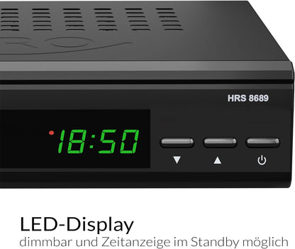 `Xoro HRS 8689, HD DVB-S2 Receiver, schwarz`