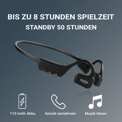 Xoro KHB 35 Open-Ear Headphones Built-in Battery Hands-Free Calling Bluetooth 8 Hours Playtime