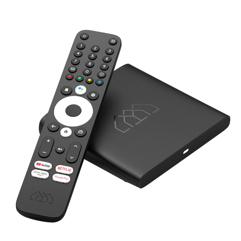 `Homatics BoxQ S, UHD, Android 10, inkl. DVB-S Dong`